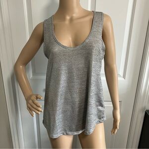 Stella & Dot | Silver metallic camisole